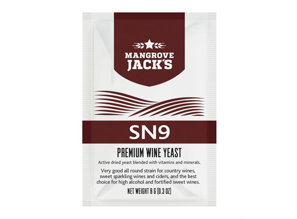 SN9 - Premium Wine Yeast Allsidig & Pålitelig for mange vinstiler 