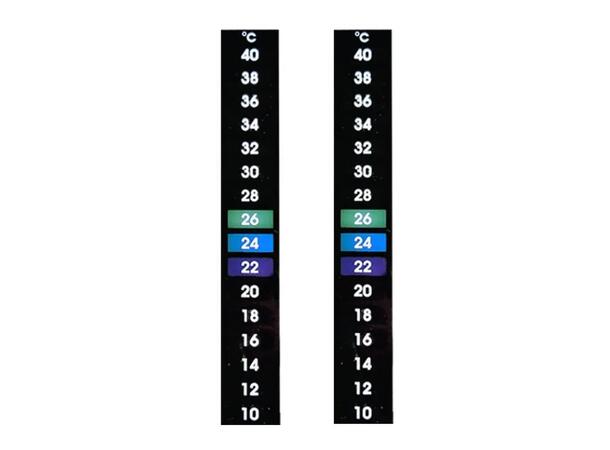 Selvklebende LCD-termometer 10-40 °C Temperatur klistremerke 10-40 °C 