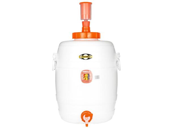 Speidel gjæringskar plast 30L Tykkvegget PE-kar med tappekran 