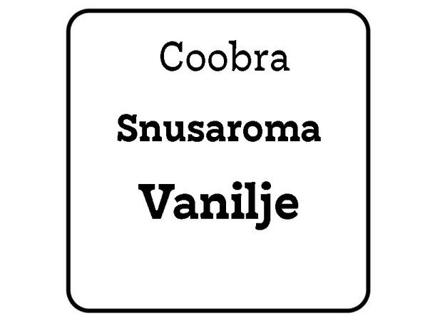 Snusaroma Vanilje 25ml Coobra 