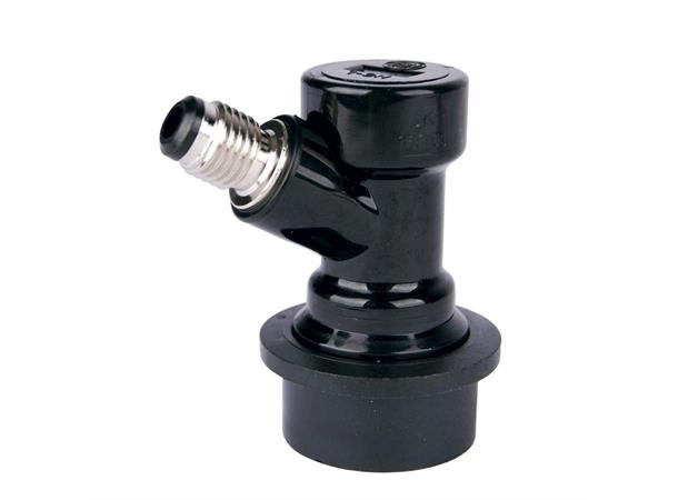 Ball lock Øl ut med 7/16" gjenger 7/16" UNF = 1/4" MFL 