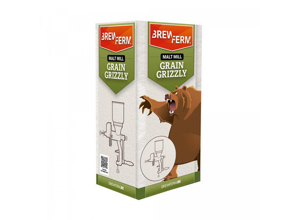 Brewferm Grain Grizzly maltmølle Støpejern – rimelig start til allgrain 