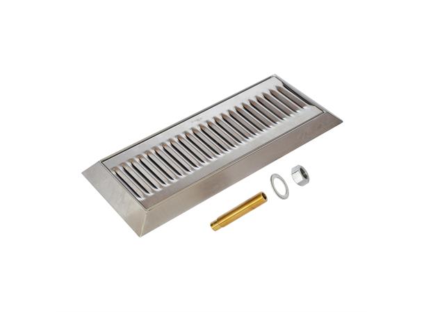 Drip Tray med skråkant Dryppbrett med skråkant og sluk 