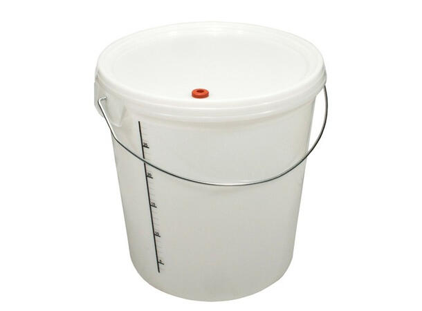 Gjæringsbøtte 30 liter med lokk Gjæringsspann 30 liter 