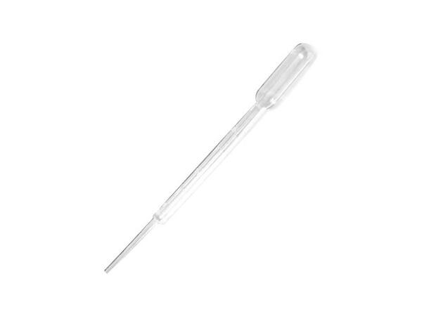 Pipette 3 ml plast – 16 cm Med skala per 0,5 ml 