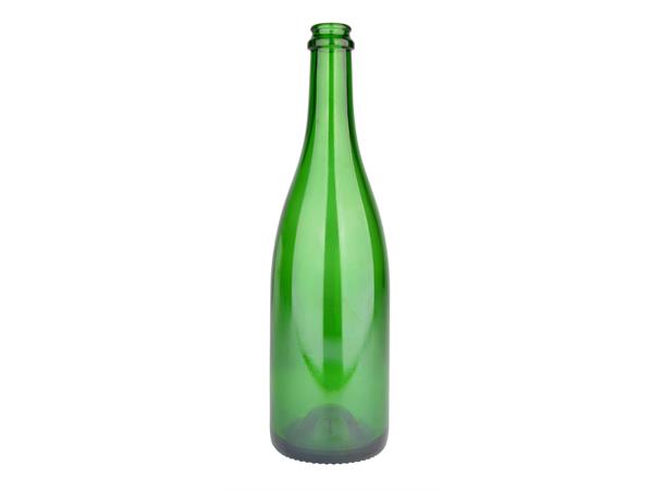 Champagneflaske 0,75L Grønn, 775g, 29mm
