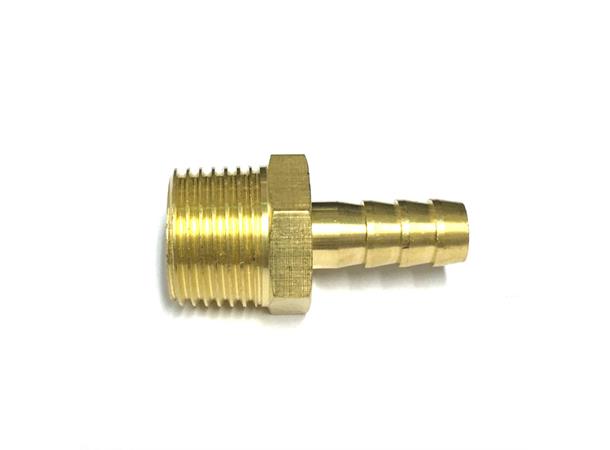 Slangenippel - 1/2"->3/8" slange 