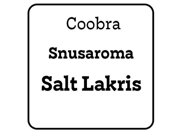 Snusaroma Salt Lakris 25ml Coobra 