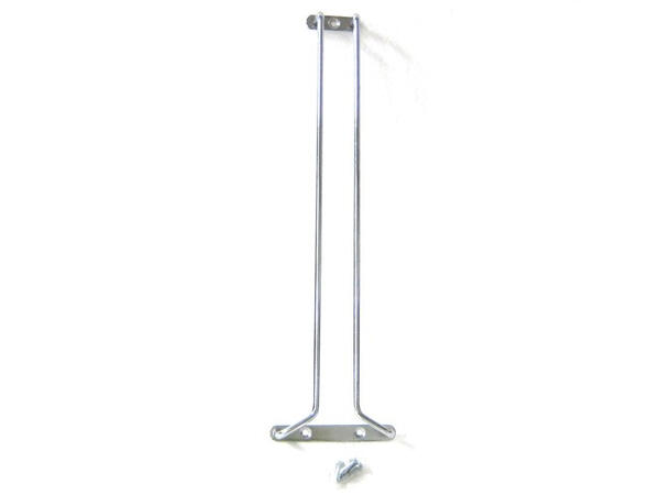 Glassrack Krom - 40cm Skinne for oppheng av stetteglass 