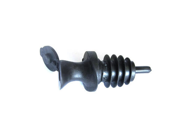 Skjenketut Rød med lokk - plast Hellekork / skjenkekork 