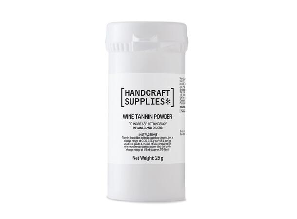 Tannin pulver 25 g Garvesyre - gir struktur og balanse 
