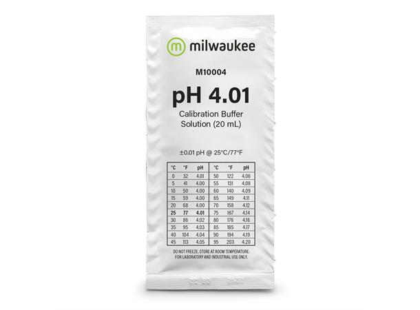 Kalibreringsvæske pH 4.01 - 20ml Milwaukee pH 4.01 