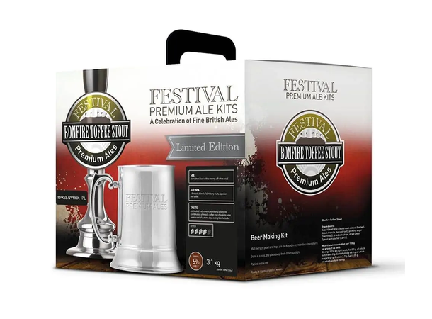 Festival Bonfire Toffee Stout 3,6 kg Mørk stout med smak av toffee og lakris 