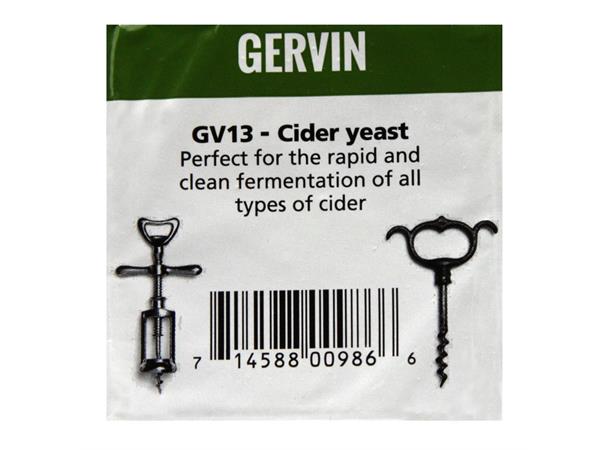 GV13 Cider Yeast - Gervin Tørrgjær til Cider 