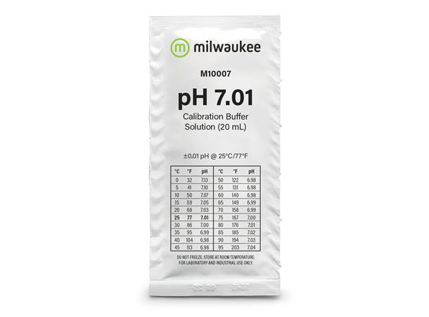 Kalibreringsvæske pH 7.01 - 20ml Milwaukee pH 7.01