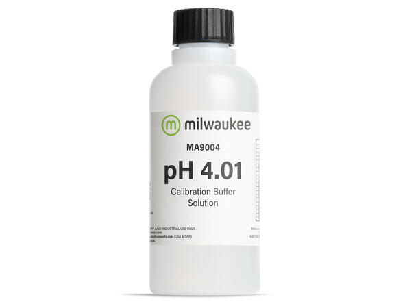 Milwaukee pH 4.01 Buffer 230 ml Kalibreringsvæske for pH-meter 