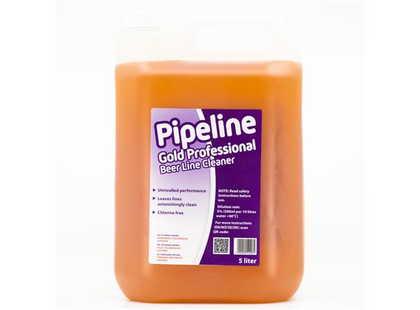 Pipeline Gold Professional 5 liter Klorin-fri rensevæske for tappelinjer 