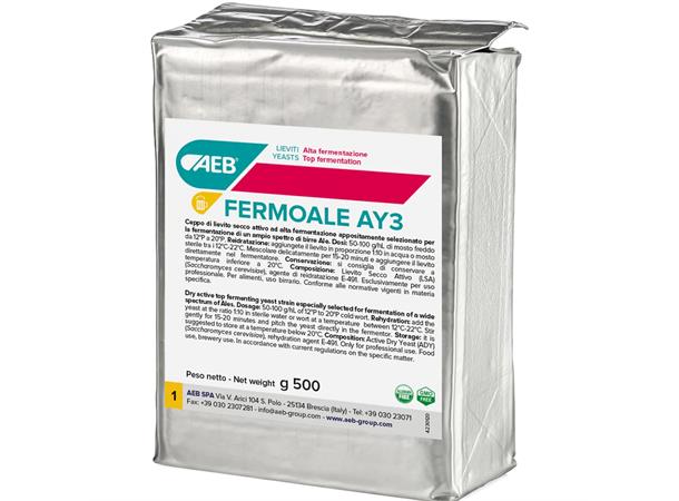 500g Fermoale AY3, AEB Tørrgjær til engelske ales 