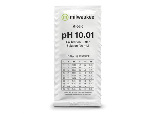 Kalibreringsvæske pH 10.01 - 20ml Milwaukee pH 10.01