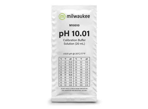 Kalibreringsvæske pH 10.01 - 20ml Milwaukee pH 10.01 