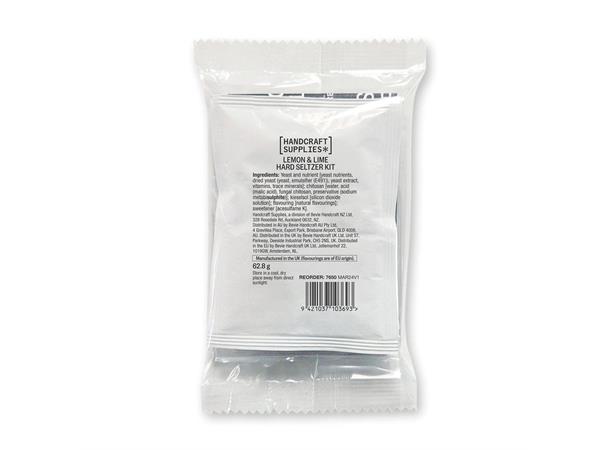 Komplett Sitron og Lime Hard Seltzer Kit med 2 kg Dekstrose 