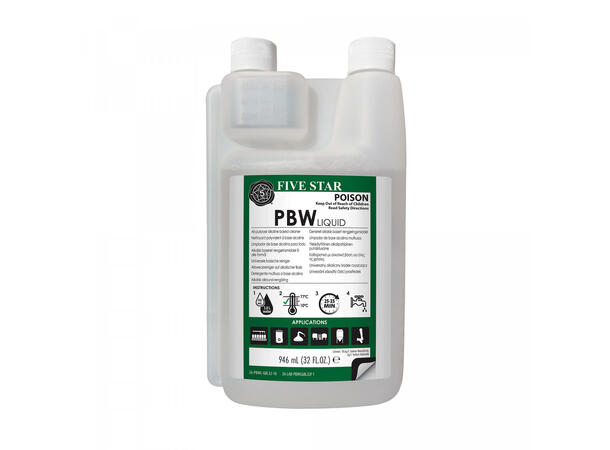 PBW Liquid rengjøring 946 ml Flytende bryggerivask – enkel i bruk 