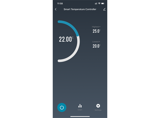 Smart termostat med Wifi og App Temperaturkontroller Smart Life 