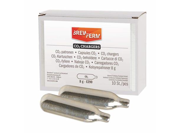 8g Co2 patroner - 10 pk. 8g patroner 
