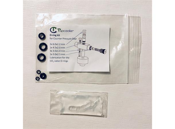 Tapcooler O-ring kit Reservepakninger til Tapcooler 