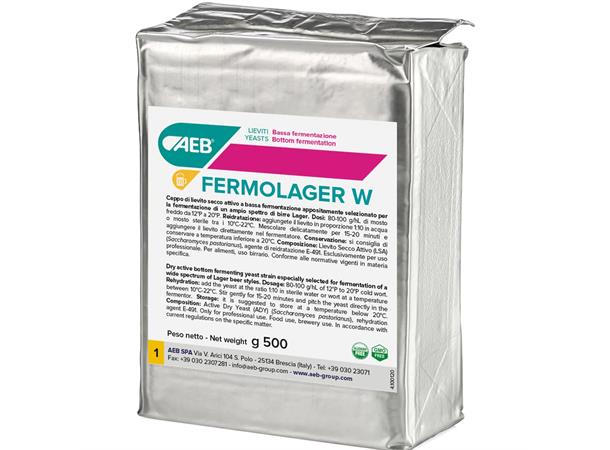 500g Fermolager W, AEB Tørrgjær til lagerøl 