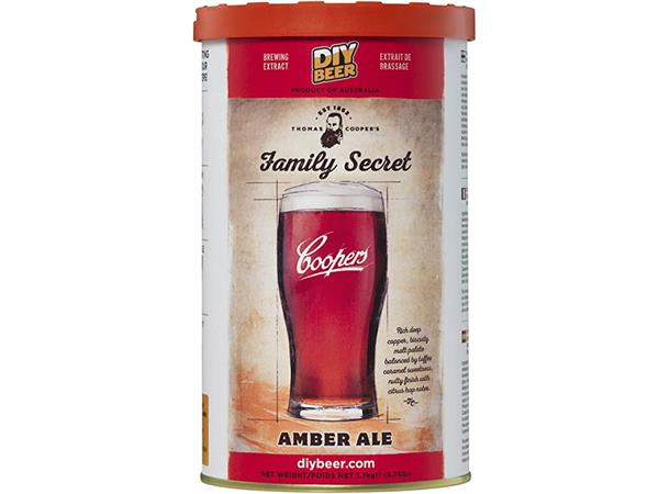 Coopers Family Secret Amber Ale Thomas Cooper's Series til 23L 