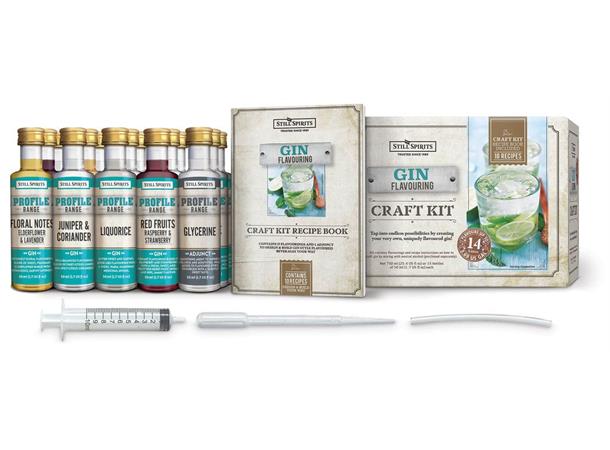 Gin Flavouring Craft Kit Top Shelf til 2.25 liter, Gin