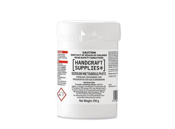 Natrium metabisulfitt 100 g Na2S2O5  E223 / Sodium Metabisulfite 