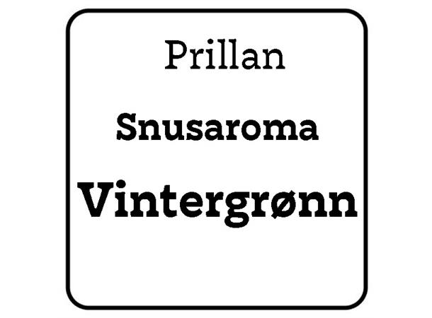 Prillan Snusaroma Vintergrønn 25ml Snusaroma - Vintergröna 