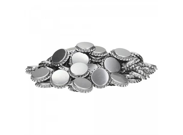 29 mm Flaskekapsler Sølv 50stk 50stk Ølkapsler 