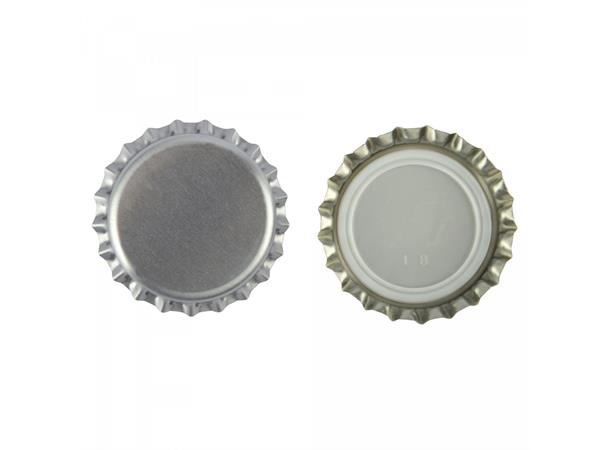 29 mm Flaskekapsler Sølv 50stk 50stk Ølkapsler 