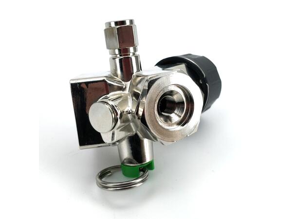 KegLand Mini 360 Core Actuator Regulator inline regulator med manometer 