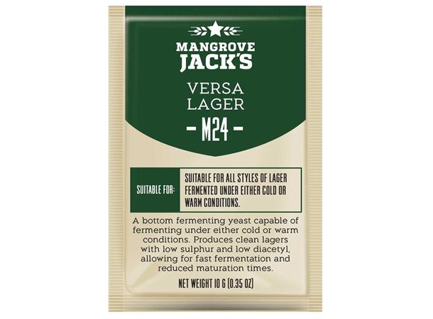 M24 Versa Lager 10g Tørrgjær til øl 10g Mangrove Jack's 