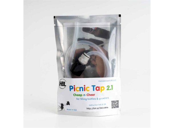 Picnic Tap Cheap-n-Cheer med Tap Head Flaskefyller til Picnic Tap 