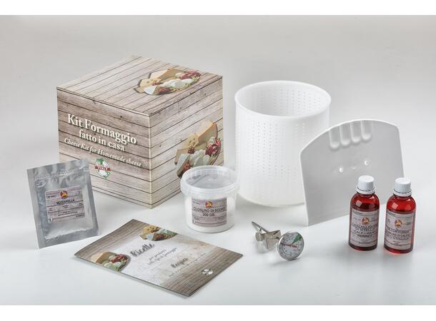 Startpakke Mozzarella Ost m/termometer til 10 liter melk - Startpakke Ysting 