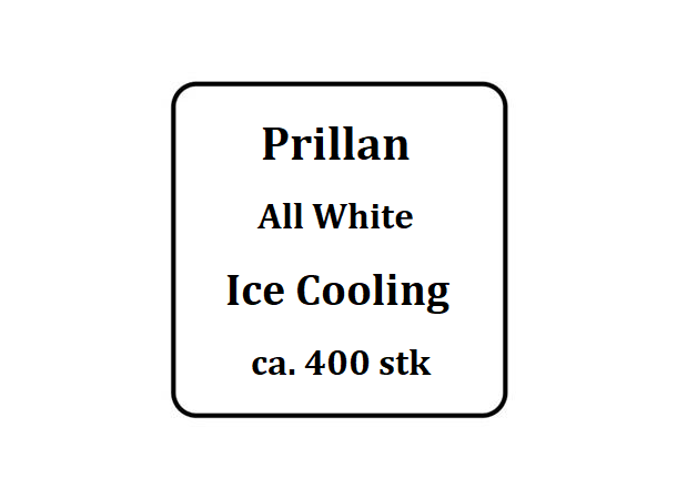 Prillan All White Ice Cooling (400 stk) Gjør det selv porsjonssnus 