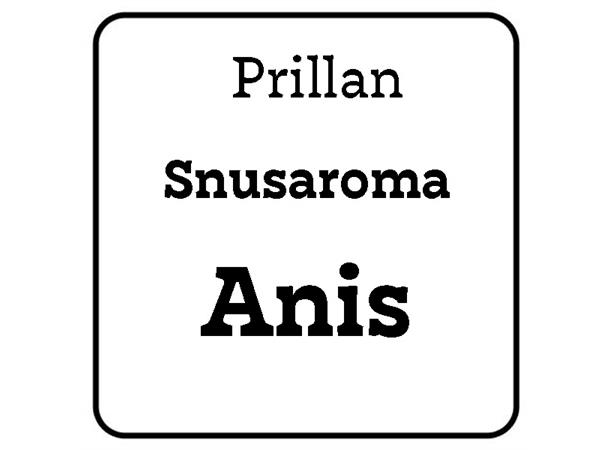 Prillan Snusaroma Anis 25ml Snusaroma - Anis