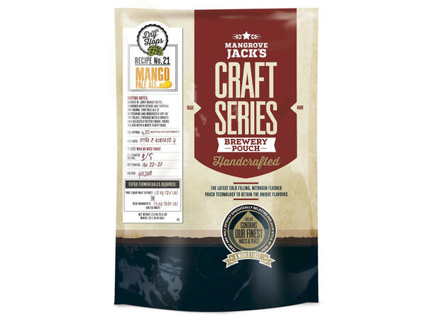 Craft Series Mango Pale Ale – 2,5 kg #21 Tropisk pale ale med mango og humle 