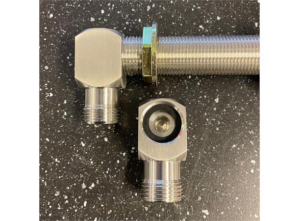 Lavprofil 90 grader bend 5/8" - 5/8" til gjennomføringer 