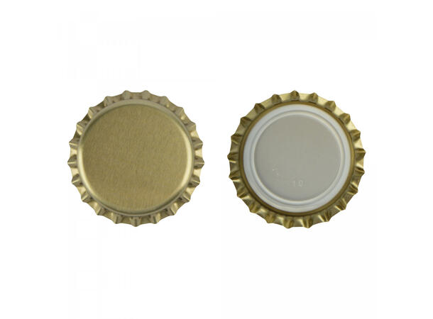29 mm Flaskekapsler Gull 50 stk 50 stk Ølkapsler 29 mm 