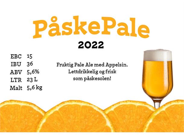PåskePale 2022 Limited Edition Allgrain ølsett 23L
