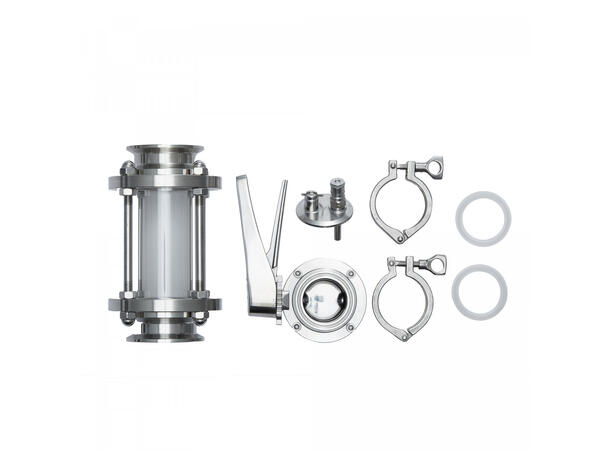 Brew Monk 2" TC Hop Drop Kit Oksygenfri tørrhumling, 2" TC 