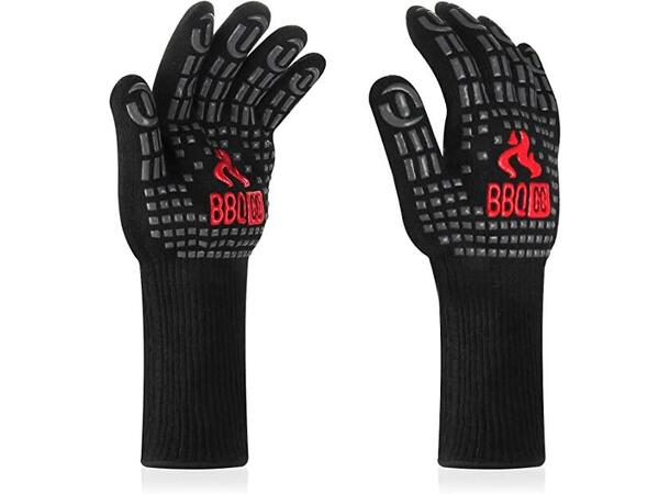 Grillhansker varmebestandige Lange med godt grep og beskyttelse 