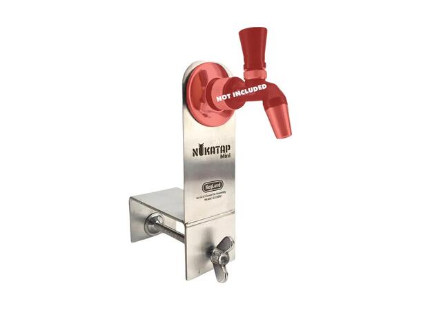 Nukatap Mini Vertical Clamp On Dørfeste / Kantfeste for Nukatap Mini 