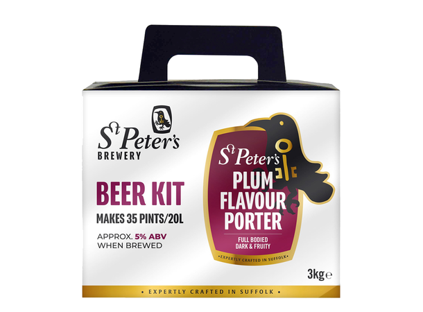 St. Peters Plum Porter 20L Porter Ekstrakt ølsett 
